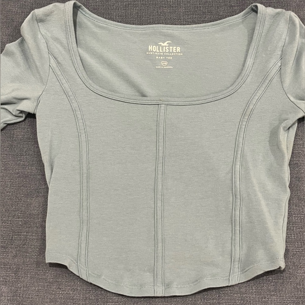 Hollister Corset Cropped Long Sleeve
